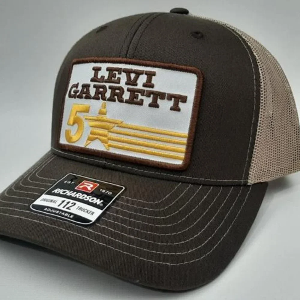 Levi Garrett Chew Embroidered Patch Richardson 112 Trucker Cap Racing Vintage